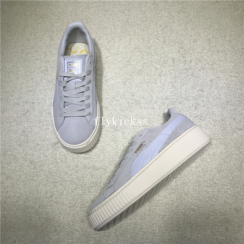 Puma Fenty Rihanna Suede Platform Blue White